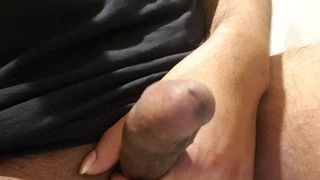 Strokeing my cock wank