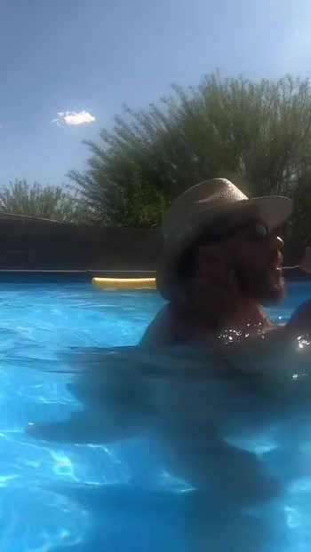 Jaw-dropping moment from "Pregnant Sex in the Pool Outside"