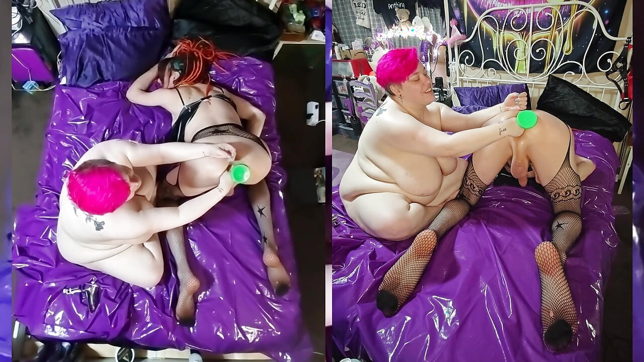 ジャスミン ドライト ピンキー ぽっちゃり系 3 本のボールでボールを深く掘り下げる 極端なアナル トレーニング