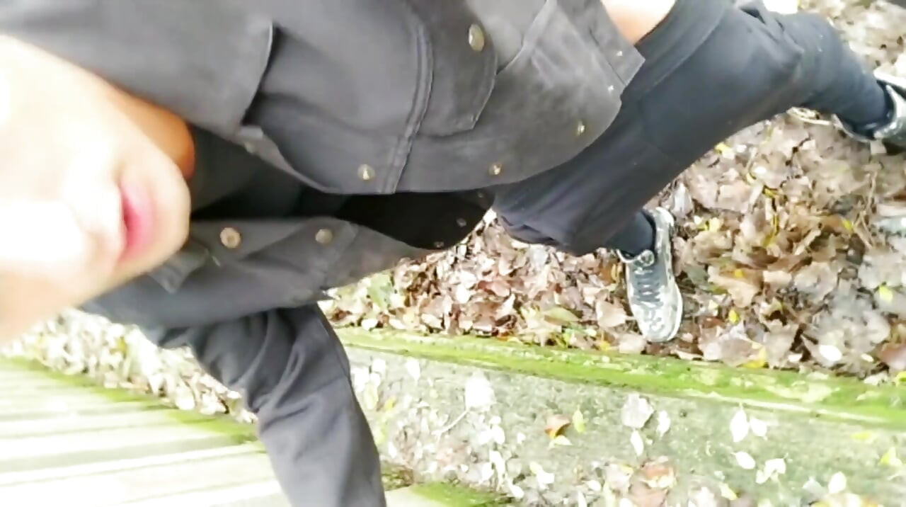 Twink Is Fucked Like Whore - Outside, From Behind and Creampied