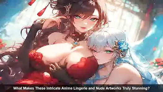 What Makes These Intricate Anime Lingerie and Nude Artworks Truly Stunning