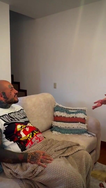 Lucky twins sharing their sister-in-law's pussy while her husband is not | Clip 1