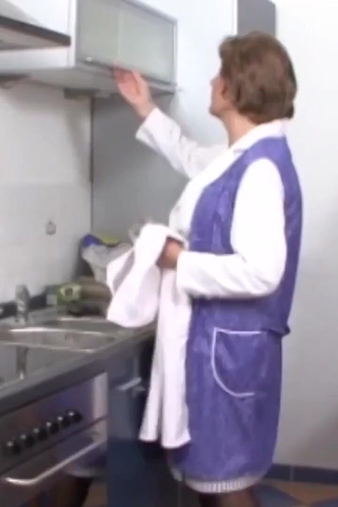 German Granny Is Addicted to Hard Cocks and Hot Cum