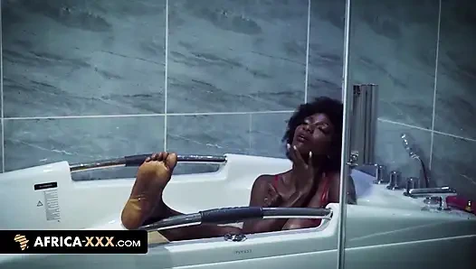 Solo in der badewanne