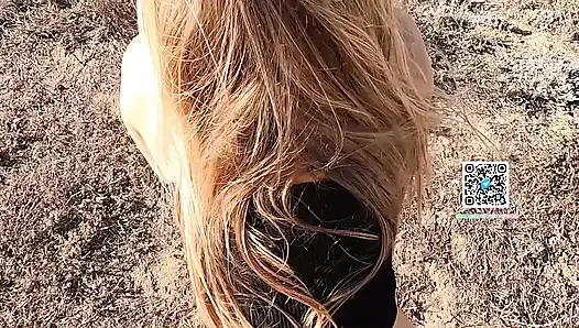 DOGGY STYLE ON THE ROCKS IN PUBLIC