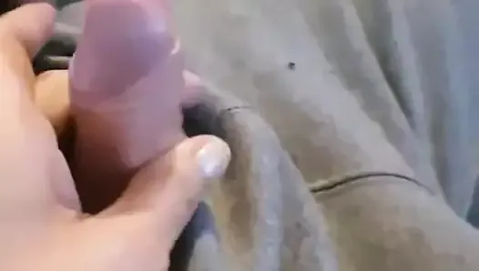 My Wife gives me a helping hand after work and I cum alot