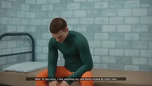 Aldatan evli kadın kocasını hapisten çıkarması için vücuduyla para ödedi (gerçekçi seks oyunu)