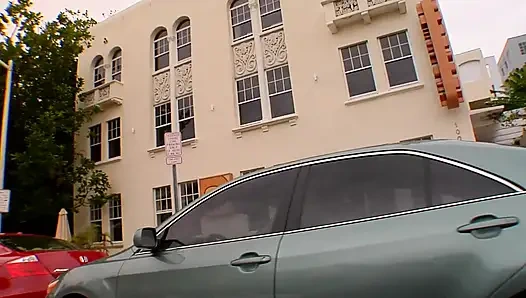 Cute teen gets picked up and fucked hard