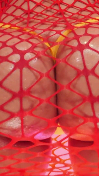 More Gooner Ass Fuel- Ebony Femdom Goddess Rosie Reed Oily Ass Worship For Addicted Gooners Fishnets Thongs Lingerie | Clip 1