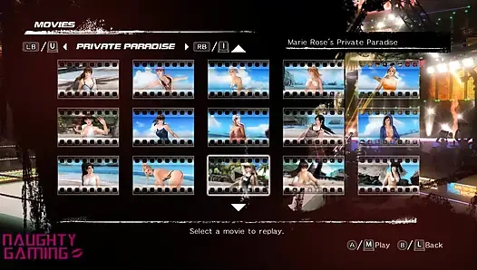 DOAX3 в DOA5 MOD танец на шесте