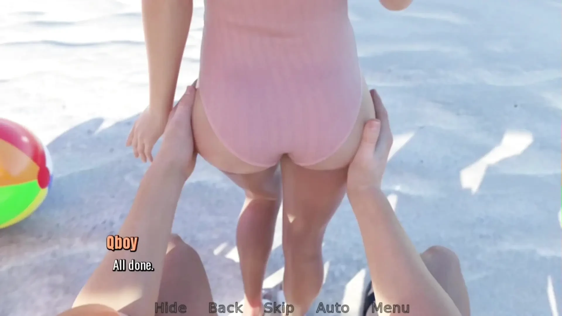 Q Boy - cartoon,tits