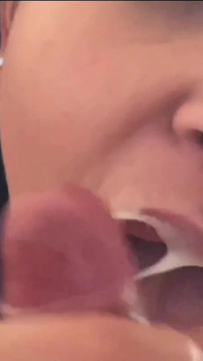 Memorable moment from "My boyfriend's cumshot in my mouth"