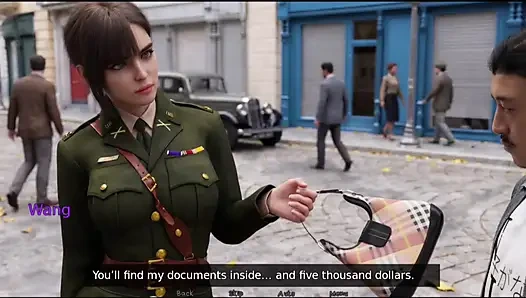 Heißes mädchen erwischte mich nackt im flugzeug - asia town - e02