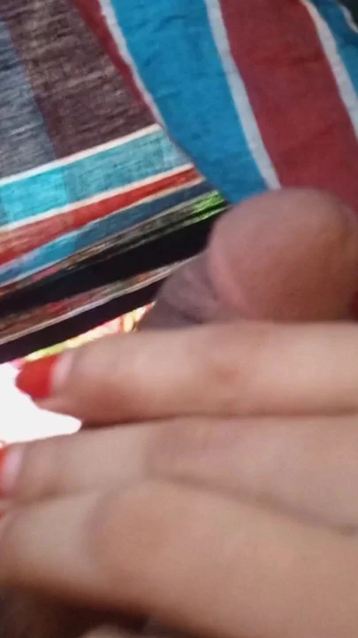 Iconic moment from "Desi Stepmom Gets Stuck While Sweeping Under the Bed When Stepson"