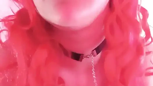 Kızıl saçlı şeytan ruhunu baloncukla boşaltıyor - tavşan looner