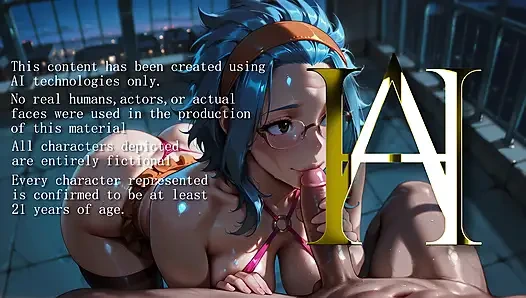 ATKINS HEAVEN - Sky High Pleasure: Levy's Anal Fling On A Rooftop