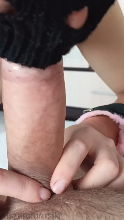 Wow, the first time a femboy Sissy fucks on a dick! | Clip 1