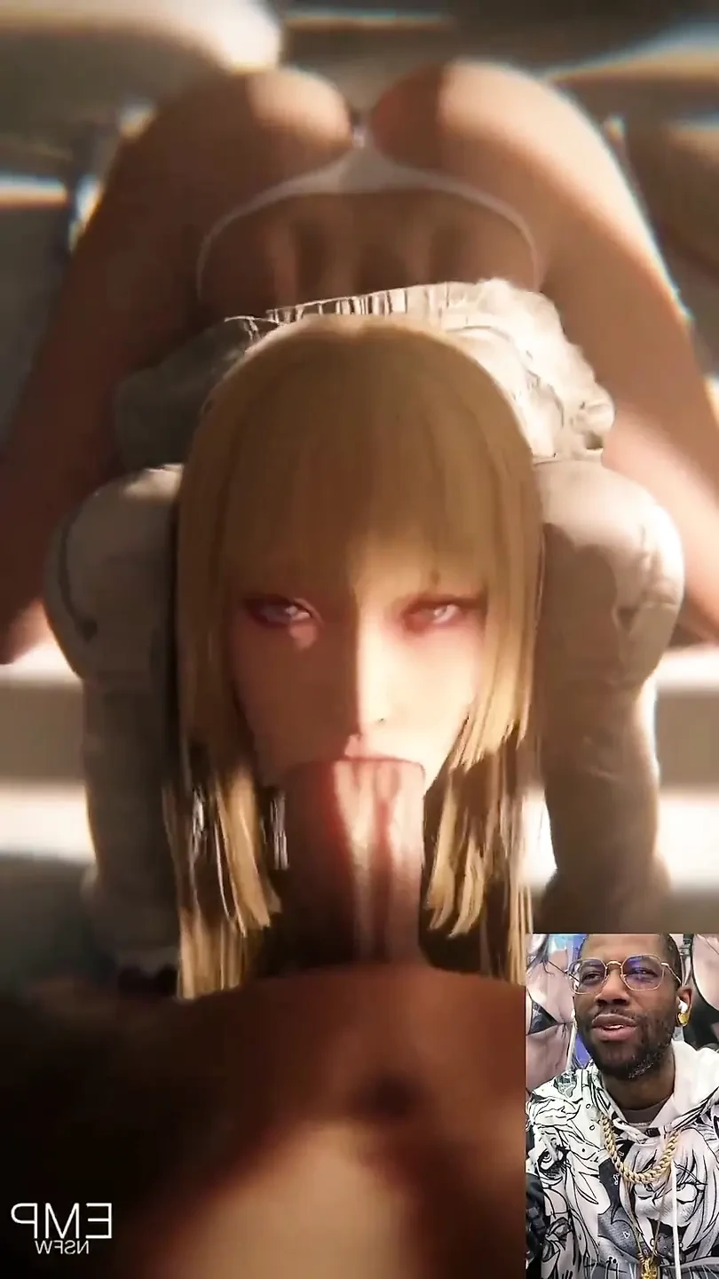 Lili Deepthroating a Gooner Cock Like She Fucking Means It