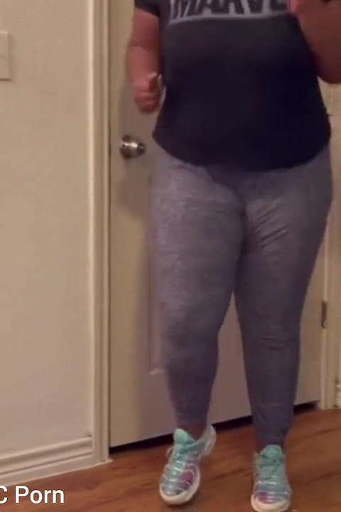 Pissing My Self Wearing Sports Leggings