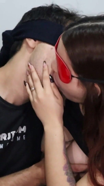 Must-share moment from "Delicious and Deep Tongue Kiss From an 18-Year-Old Stepsister Who Is Jealous😈"