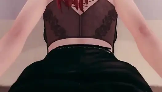 MILF Stepmom Help to Her Stepson to Cum Twice