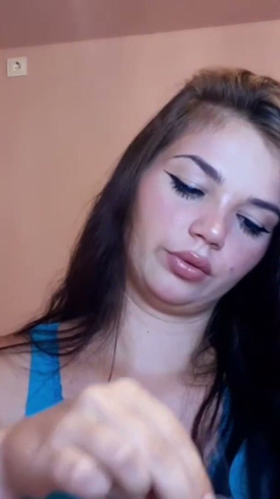 Hot brunette Romanian goddess smoking in your face | Clip 1