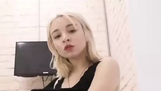 Home gentle charming striptease