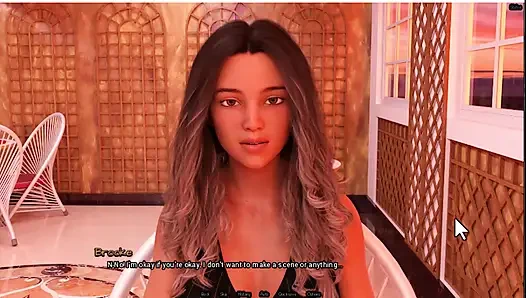 Radiant 6, waiter shows me her boobs