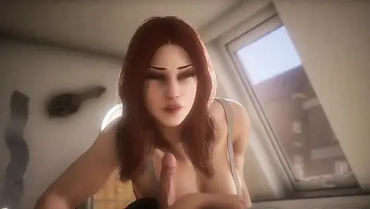 All He Wants Is To Fuck His Stepmom Huge Ass - Anal Sex ( 3D Realistic )