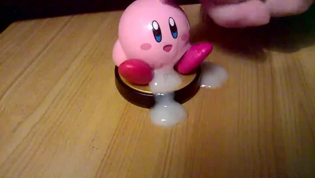 Kirby Amiibo SoF Bukkake (Smash)