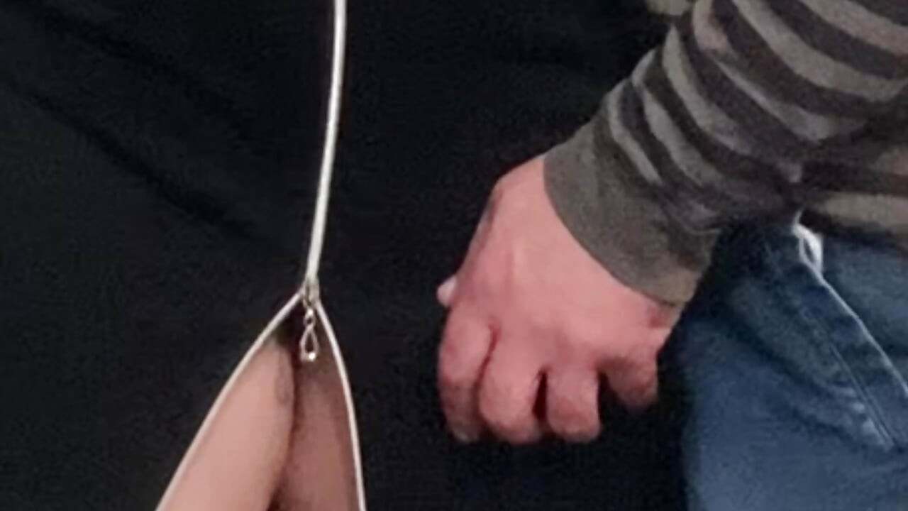 Dirty Hobby in Crowded Subway - Pussy Fingering