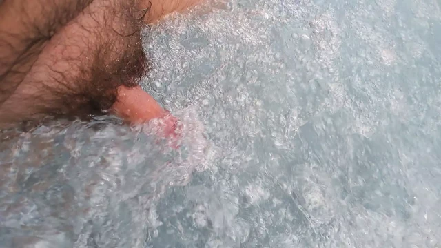 Hot tub naked
