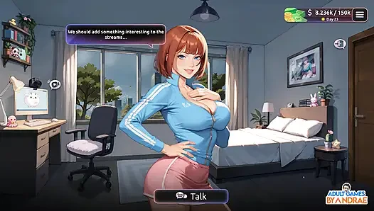 Ep5: Waifu's yayınım viral oluyor, Roxanne'nin kostüm dükkanı ve akış yükseltmesi