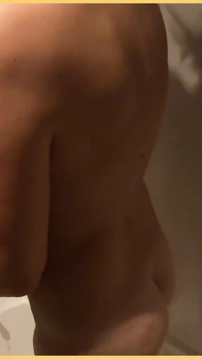 Emotional moment from "Wifey is braless with her big tits on display while she cleans the shower and her perfect tits on show."