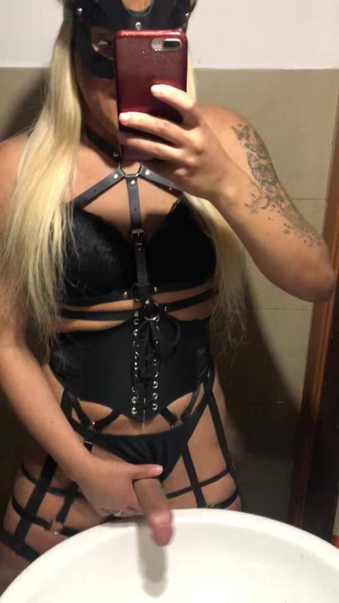 TRANS BRASILIANA Rubi Lemos com cazzo duro