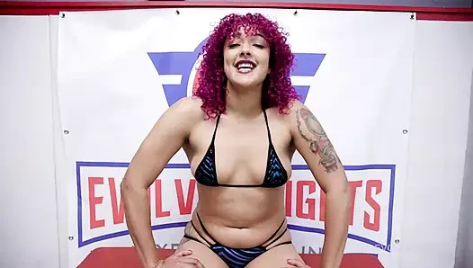 Daisy Ducati vs Nathan Bronson - Daisy Puts Her Ass On the Line