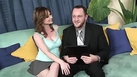 Der büroangestellte hat mich hart gefickt