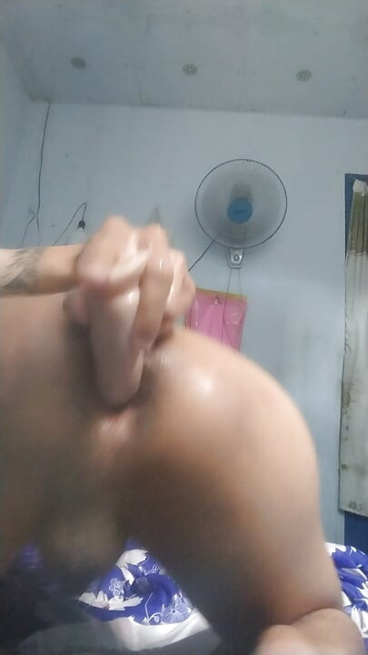 douple dildo in my ass