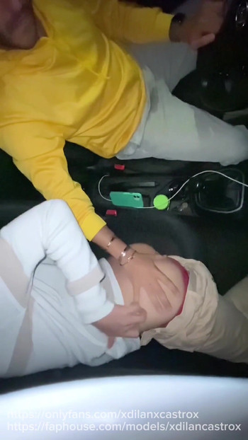 Stunning moment from "Cruising I found a cute young student on the road I offered him a ride and fucked him in my car in"