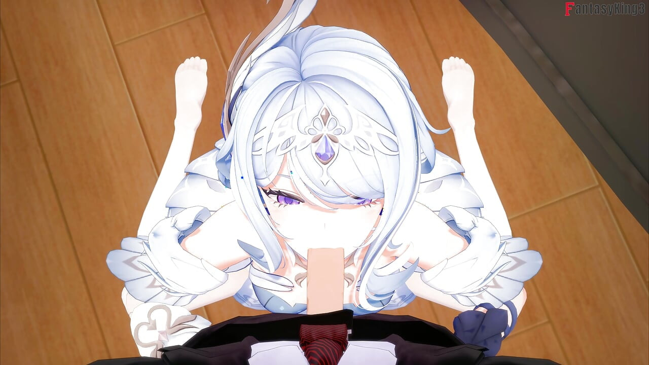 Odette sexig dansare POV avsugning sex - Genshin Impact