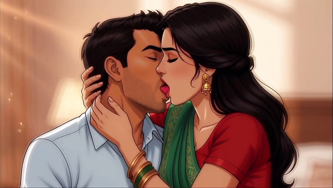 Hot Indian Aunt having fun with son in law full video .