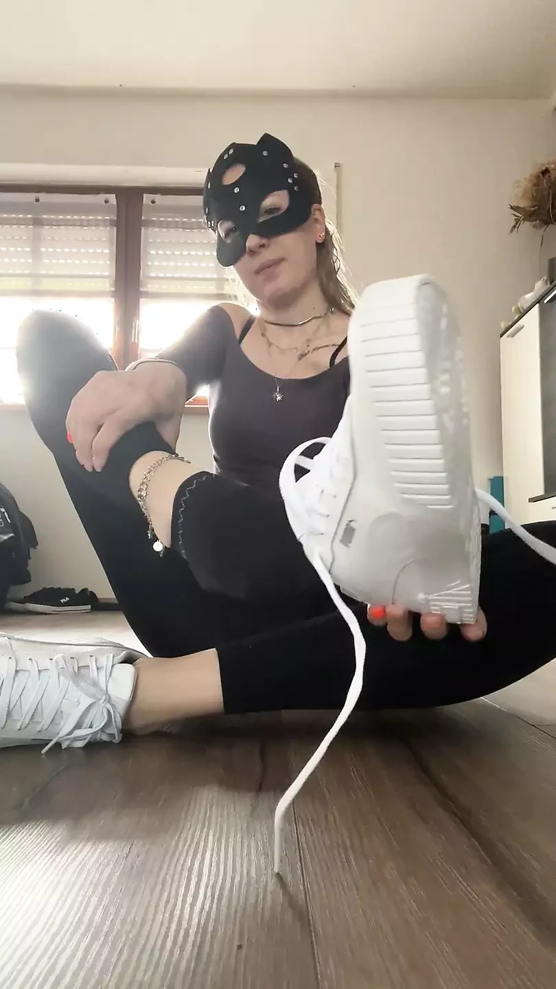 You have time to test my sweaty socks and soles while I smoke, so use them!