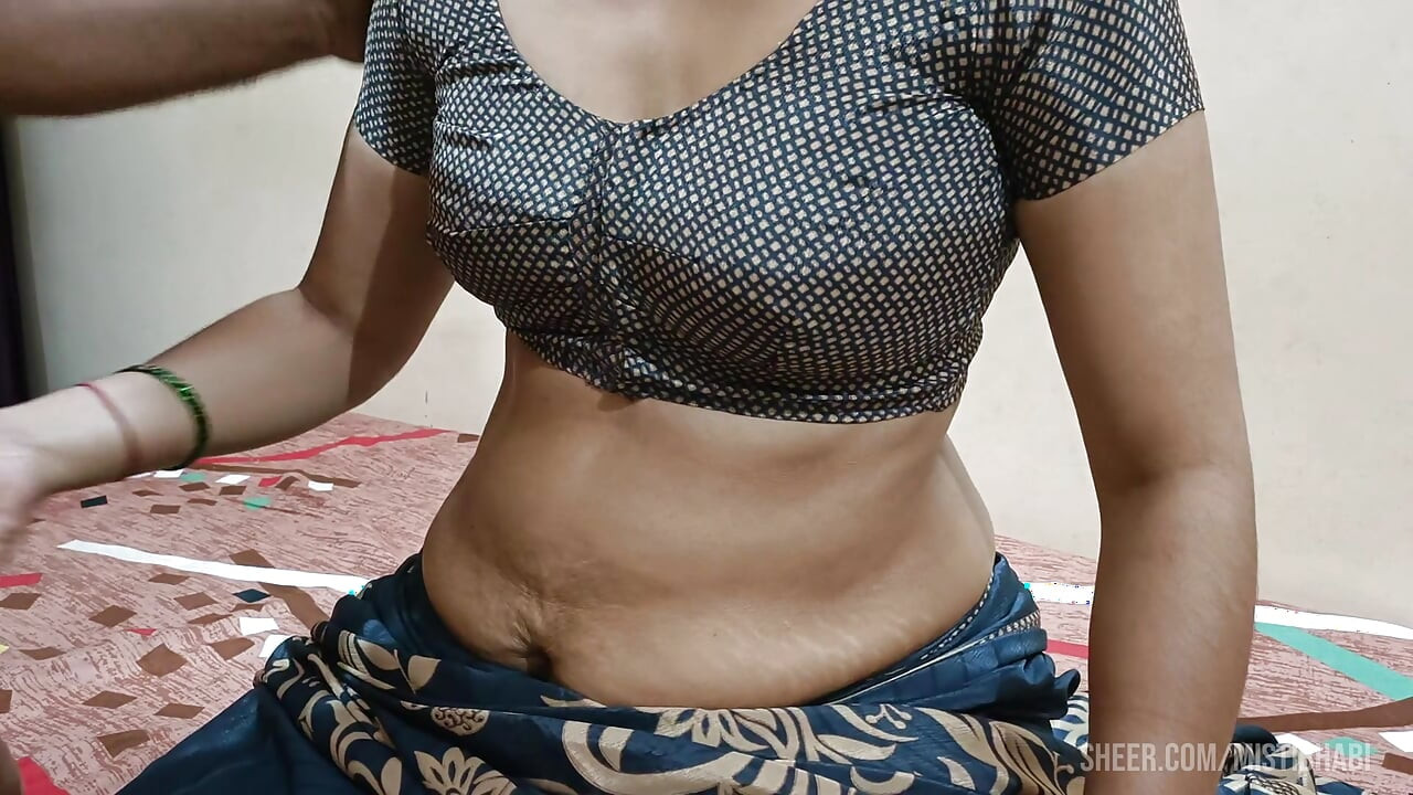 Mistibhabi duro chudai saree pehenkar