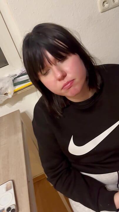 18 Year Old Loves to Suck in Kitchen