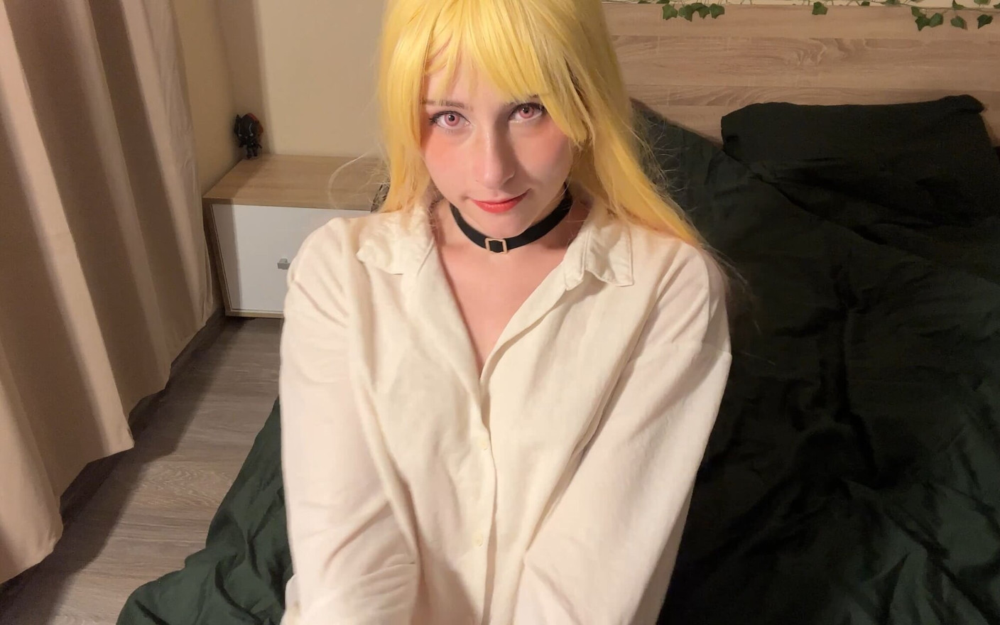 Rainbow Wig Pixie Candy Dream - White Lingerie Tease to Explosive Finish