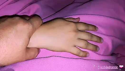 Spaß um mitternacht in ihrem zimmer