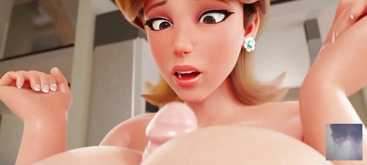 Step-mom Daisy From Mario Sees My Hard Dick and Offer Me to Suck It!!