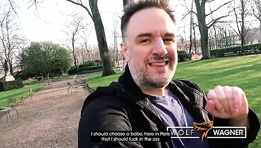 Französisches teenie anal - Fat cel abschleppen mit brünetter süße petite Biscuit - WolfWagner