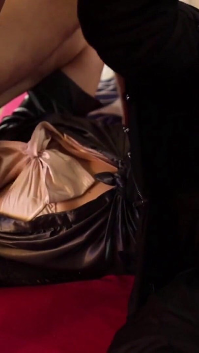 Key moment from "2380Eo (02) - French Amateur Slut, Clothed Sex, Satin Lingerie, Deepthroat, Rimming, Doggystyle, Closeup,"
