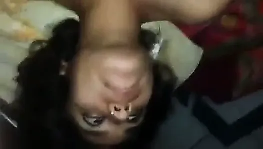 Indian slut fked while on menses